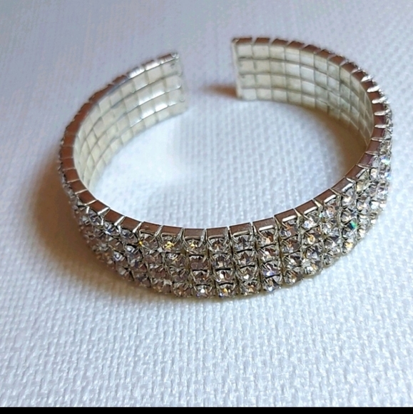 Rhinestone Bracelet Cuff - Picture 5 of 5